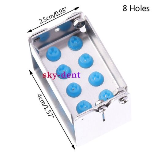 8/12/30Hole Bur Dental Burs Disinfection Autoclave Stand Holder Block Case Steel - Picture 7 of 12