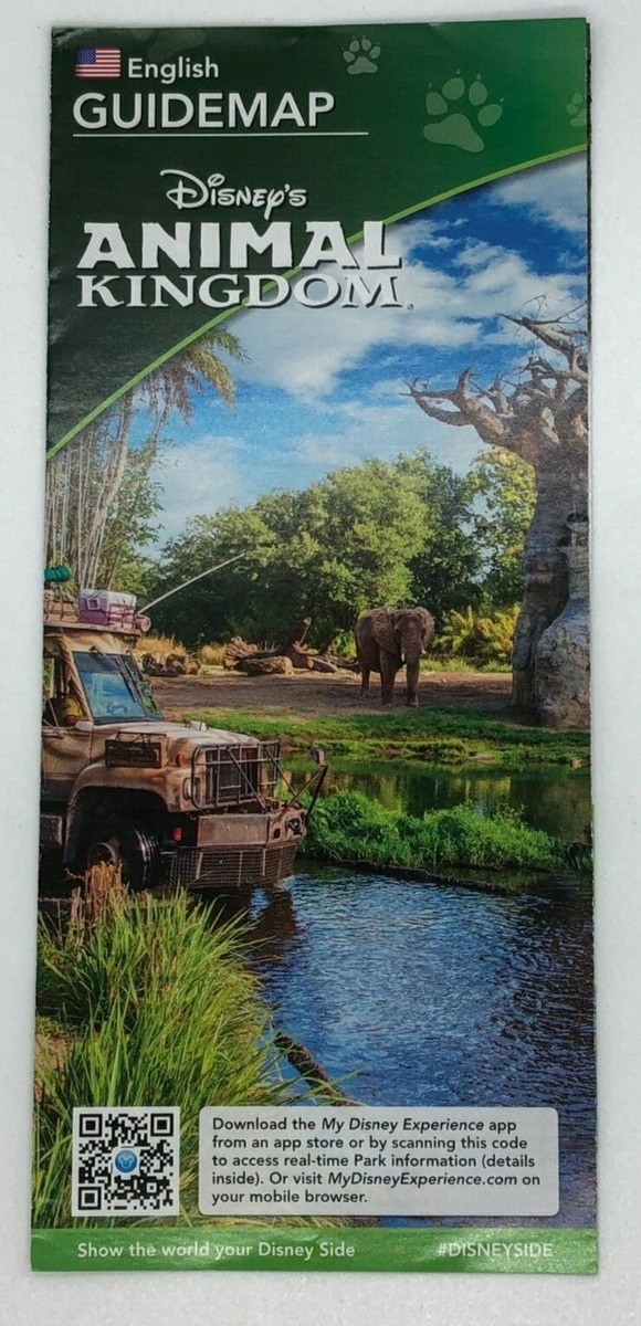 Disney Animal Kingdom Map 2015