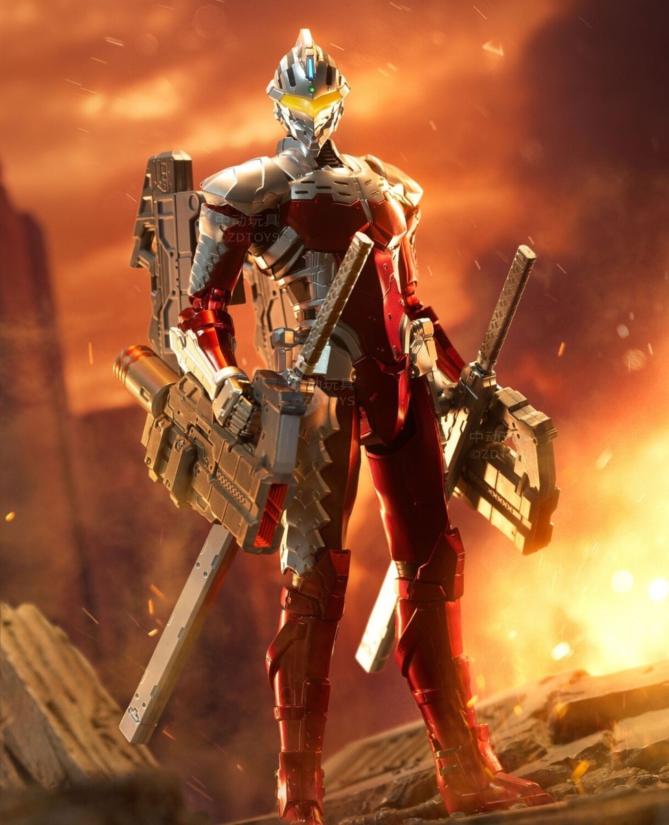 HiPlay ZD Figure Full Set: Ultraman UltraSeven, 1:10 Action