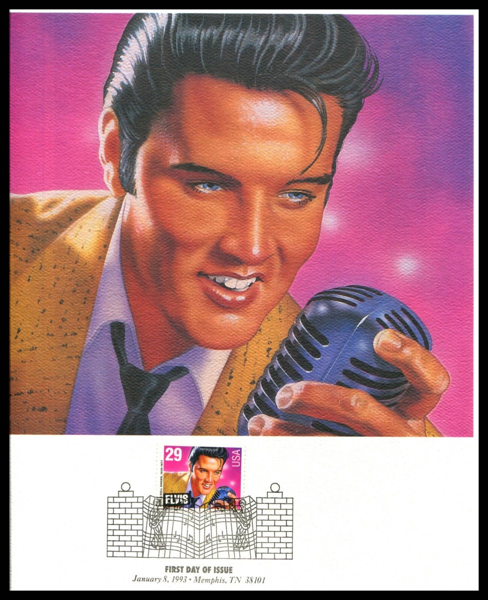 エルビスプレスリー記念スタンプ Elvis Presley Commemorative Edition Stamps, Full Sheet