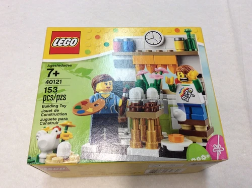 Vintage 2005 LEGO Set 40121 Easter Egg Painting Chicken Sealed Box Retired