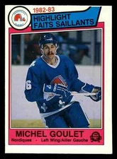 1983-84 O-Pee-Chee Michel Goulet (HOF) #288 - Quebec Nordiques