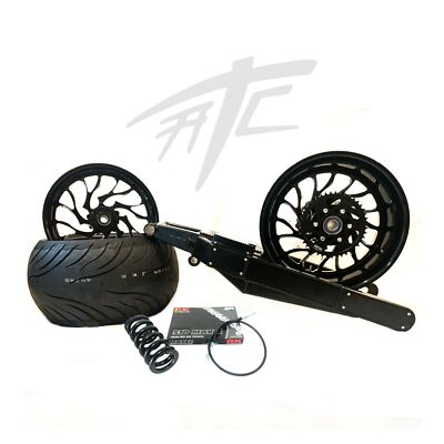 HAYABUSA 360 FAT TIRE KIT BLACK HELLIAN WHEELS STEALTH ARM 99-07