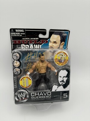 WWE Jakks Wrestling Deluxe Build N' Brawl Series 5 Chavo Guerrero Action Figure