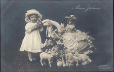 Prinses Princess Juliana Antique Dolls Stuffed Horse Real Photo Vintage Postcard