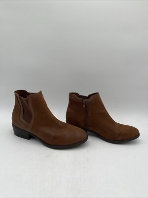 Mia Amore Women's TALYA  COGNAC BOOTS Brown Size 8.5