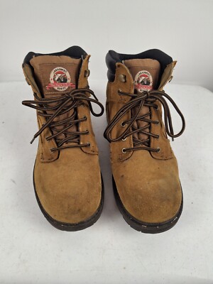 Brahma Bravo Mens Size 10W Work Boot Waterproof Brown MNBR0544411 Wide 