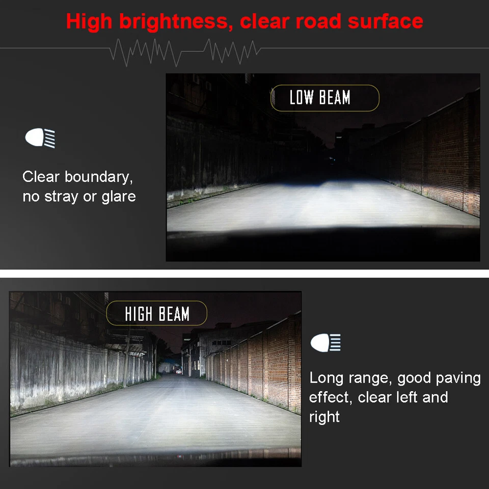 6000k Xenon HID Headlight Bulbs For Land Rover LR2 LR3 2008-2010 LOW Beam Set 2 - Image 4 of 4