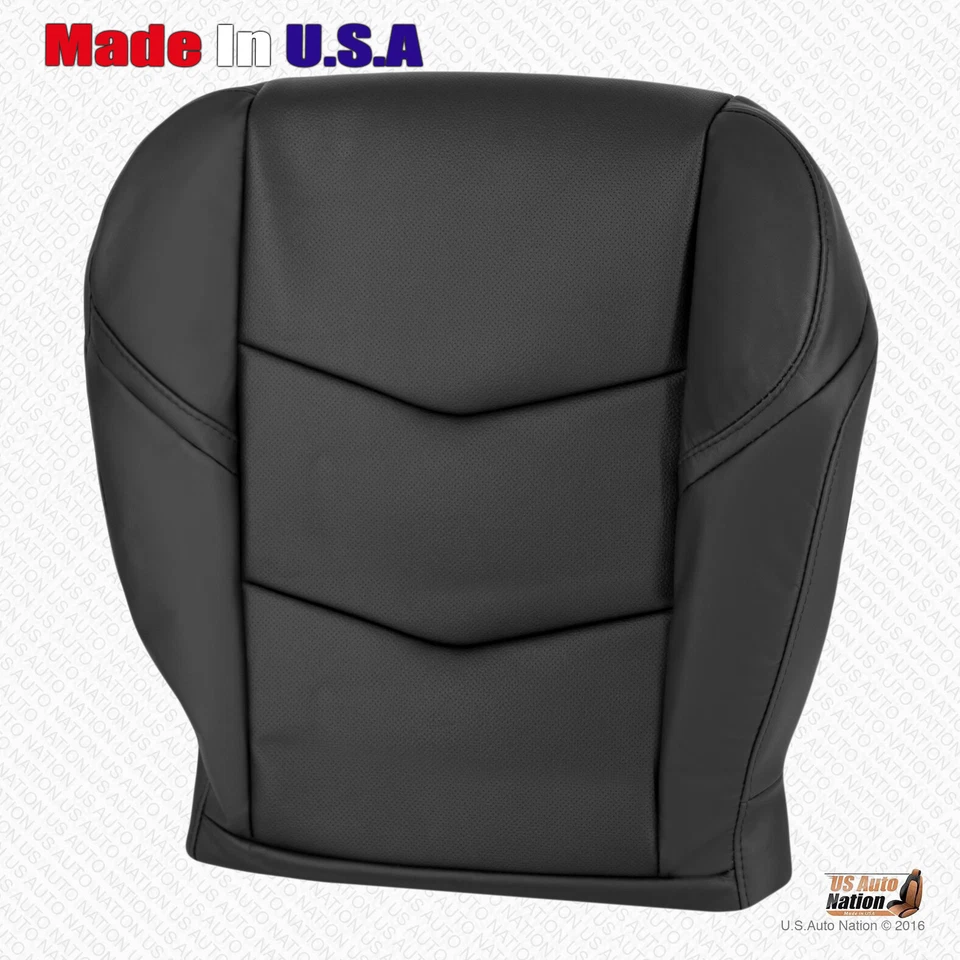 Cadillac Escalade 2015 a 2020 cubiertas inferiores de cuero negras para conductor y pasajero Foto 2 de 4