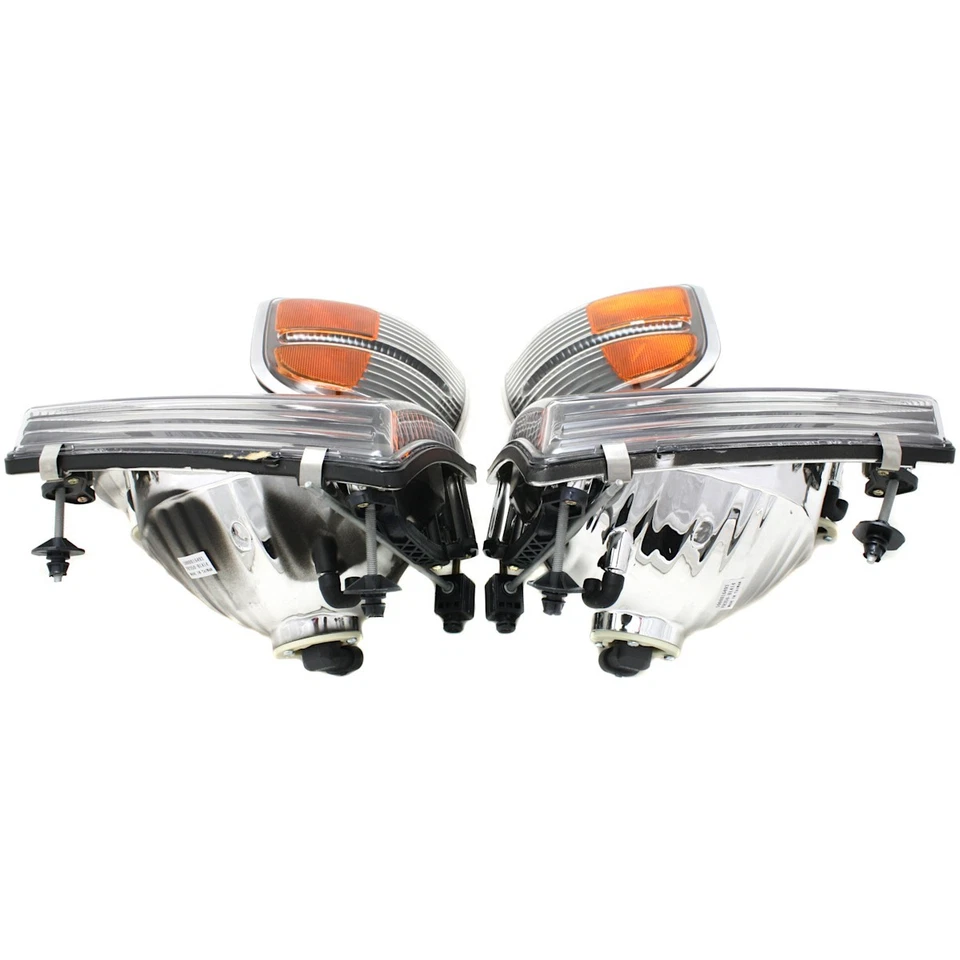 Faro izquierdo y derecho carcasa negra Anzo 111071 para Ford Explorer 2002-2005 Foto 4 de 4