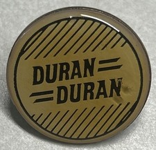 Vintage DURAN DURAN English Pop Rock Band Round Metal 1" Lapel/Pin Back