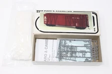 HO Scale Funaro Camerlengo Box Car 40' Wood Auto Grand Trunk Western GTW Kit
