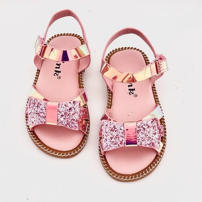 Baby & Toddler Pageant Evening & Party Sandals size 7 Pink