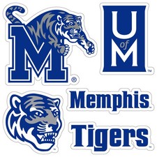 Memphis Tigers Sticker Multipack - College Spirit Set