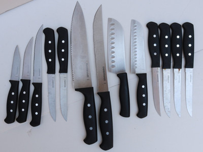 FarberWare Knive Set Lot Of 13 Pieces Pre Owned