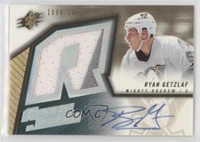 2005-06 SPx Rookie Jersey 1084/1499 Ryan Getzlaf #170 Auto 0i6
