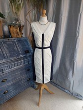 Phase Eight NewWT white/navy Dress UK 12 – Wedding/ Party/ Evening/ Formal