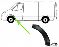 Reparaturblech Radhaus FüR Ford Transit Bus Kasten Links Vorne 00-14