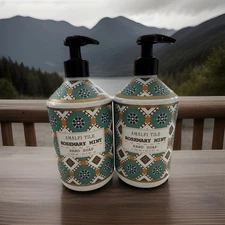 (2-Pk) AMALFI TILE ~ ROSEMARY MINT  HAND SOAP  636ml MADE IN USA