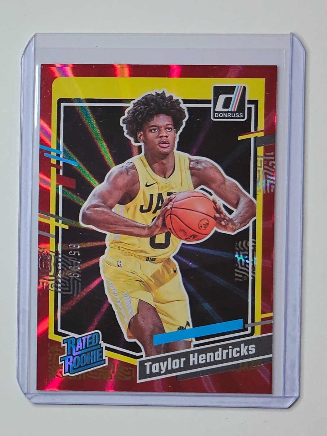 Taylor Hendricks 2023-24 Donruss Red Lazer /99 #208 RC Rookie ⚡