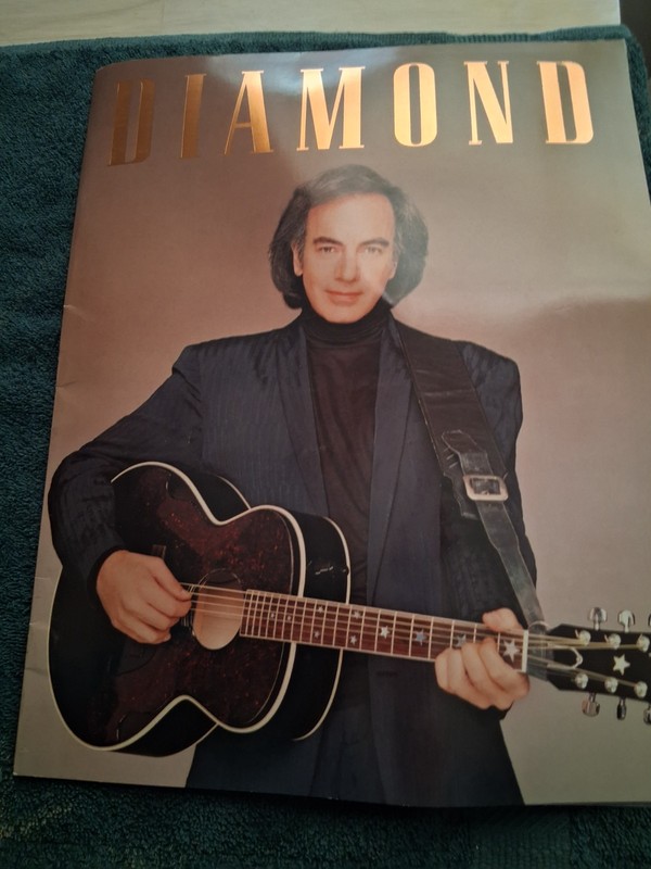 Niel Diamond program concert lot 2 1988 paperback