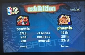 Sega Saturn NBA Live 97 Basketball EA Sports Video Game TESTED Works T-5015H