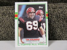 1989 Topps Football Card, Tim Krumrie, Cincinnati Bengals, #26