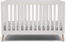 Delta Children Essex 4-in-1 Convertible Baby Crib, Bianca White 