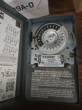 TORK 1109A-O 120-277V 40A Multi-Volt Mechanical Lighting Switch Timer