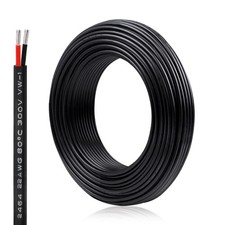22 Gauge Electrical Wire 2 Conductor, 100FT 22 AWG Insulated Stranded Low Vol...