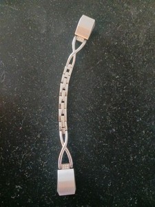 Fitbit Aria Wristband, Silver-tone And Rhinestone