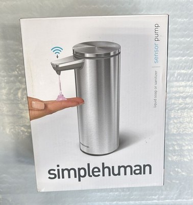 Simple Human Liquid Soap or Sanitizer Dispenser with Sensor Pump