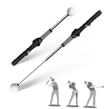 Retractable Golf Swing Training Aid, Golf Grip Trainer, Golf Swing Left-Handed