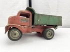 Vintage 1953 Tonka Toys Red/Green Cabover Dump Truck For Restoration