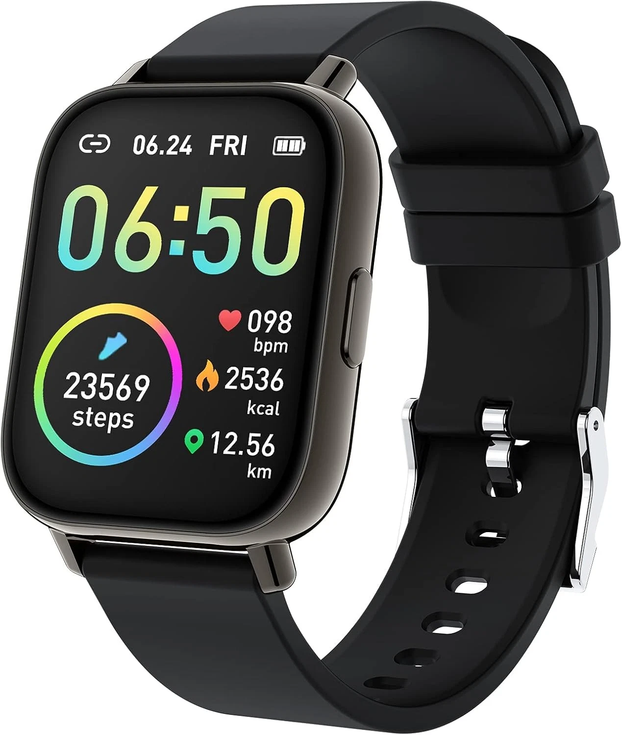 Smart Watch Fitness Tracker 1.69 Touch Screen Heart Rate Sleep Monitor Step