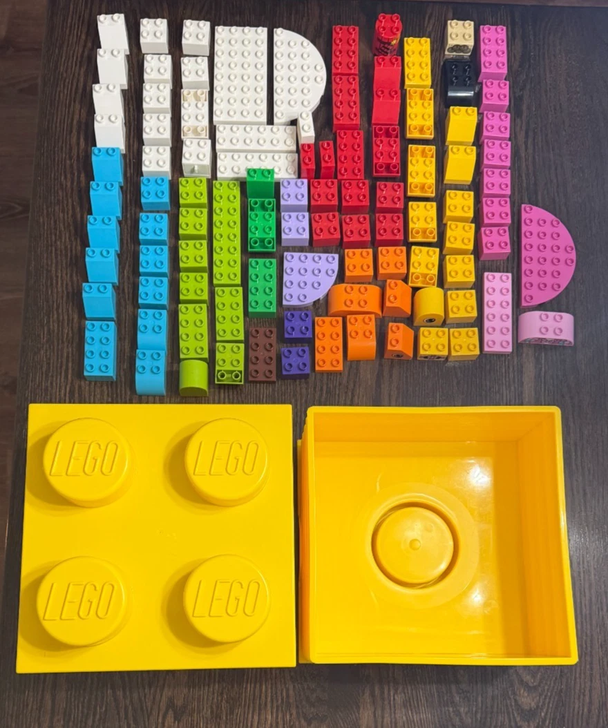 盒装黄色乐高(r) 积木和块| eBay