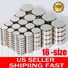 LOT5-100 Round Neodymium Magnets N52 Super Strong Rare Earth Small Large Magnets