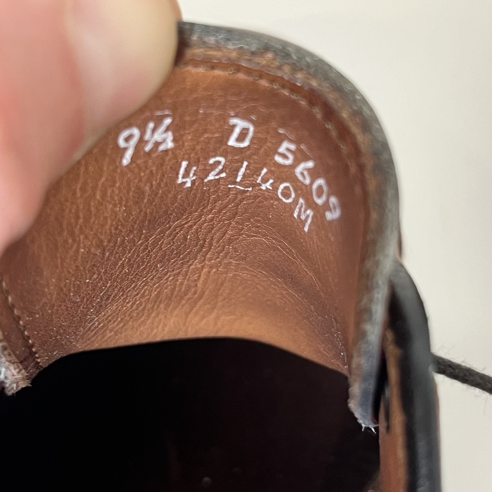 Allen Edmonds Park Avenue Cap-Toe Oxford Dress Shoes Men’s 9.5 D Brown Leather