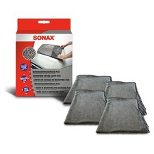 4x SONAX MICROFASER TROCKEN TUCH PLUS 80x50cm 460GSM TROCKNUNGSTUCH