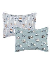 BABY Toddler Pillowcases 2 Pack Organic Cotton Fit 13"x 18" or 12"x16" Kids Pill