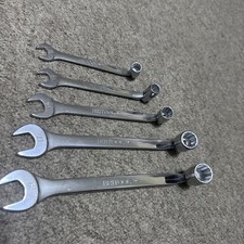 Britool flex Combination Spanner with Flexi End New Set Of 5 made in England 