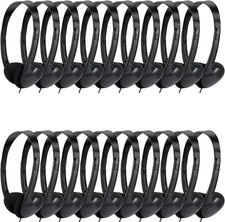 Classroom Headphones Bulk 25 Pack for Kids School Students,Wholesale Wired Durab