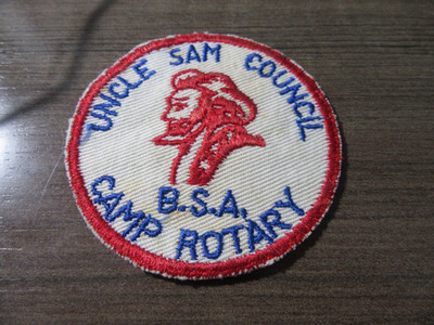 Camp Rotary Uncle Sam Council Patch     BSC