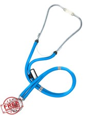 Elite Medical Sprague Rappaport Stethoscope Dual Head Baby Blue Nurse Peds