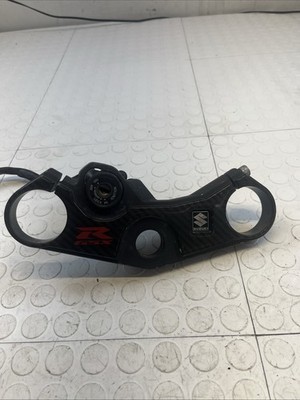 2008 Suzuki GSXR750 UPPER TRIPLE TREE STEERING WITH IGNITION WITH KEY OEM