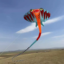 12.5M 3D soft ray kite inflatable large, easy to fly, tear resistant outdoor
