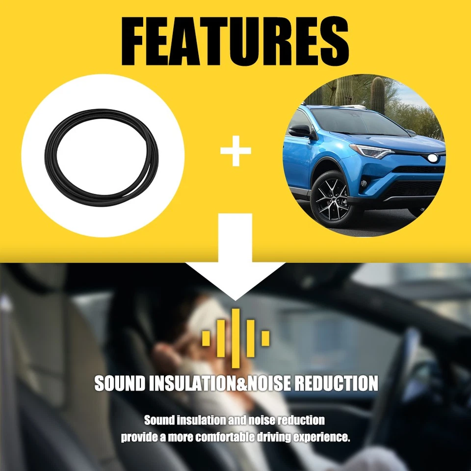 Tapa de techo corredizo sello de resistencia para LEXUS ES300h ES350 GS350 GS450h GS460 RX350 Foto 4 de 4