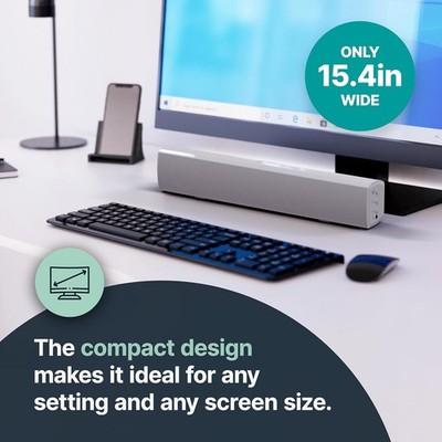 kleine Soundbar, weiß, gute Preis / Leistung, Fernb,Majority Bowfell, GEPRÜFT