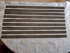 Hornby R603 Long Straight Track 670mm OO Gauge X9 Nickel- Silver