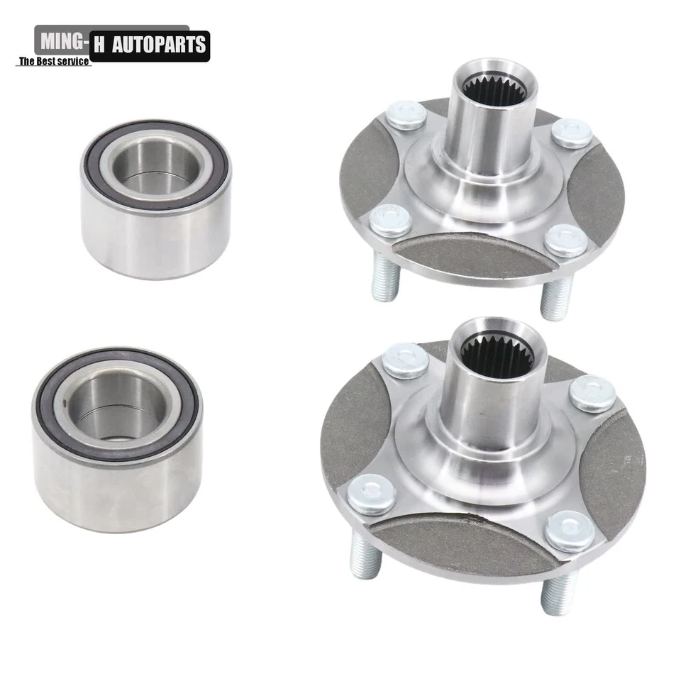 Front Pair Wheel Hub Bearing Kit Assembly for Mitsubishi Mirage 2014 15 16-2024 Foto 4 de 4